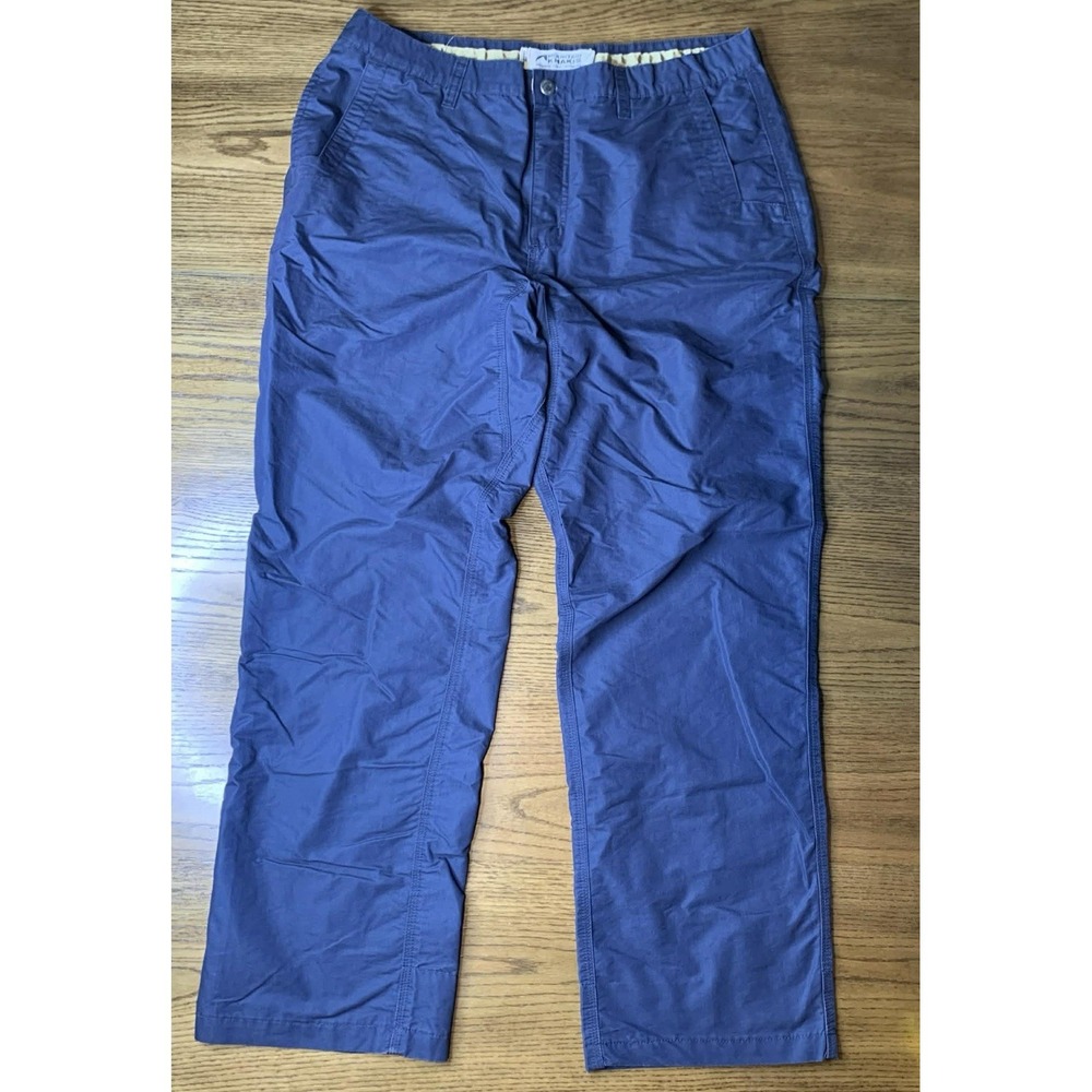 Mountain Khakis Pants Mens 38x30 Navy Blue Relaxed Fit Outdoor Casual Chinos